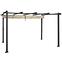 Gartenpavillon Pescara 3x4x2.35m Beige,3