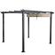 Gartenpavillon Pescara 3x4x2.35m Beige,4