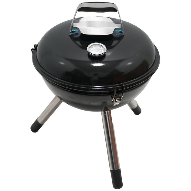 89XK MERCADO STOLNÍ GRIL NA DŘEVĚNÉ UHLÍ  35CM KY22014HE