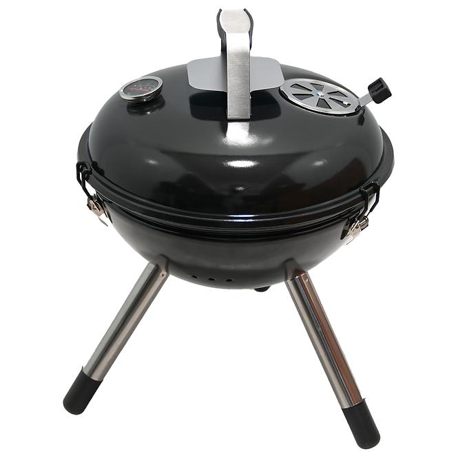 89XK MERCADO STOLNÍ GRIL NA DŘEVĚNÉ UHLÍ  35CM KY22014HE
