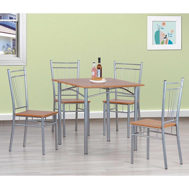 Esszimmer Set Dorota d01019 1+4 Silber – Weichsel
