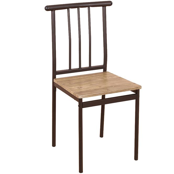 Esszimmer Set Bolek d01150 1+4  braun – Eiche