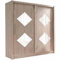Schrank Bari 200cm Eiche Sonoma