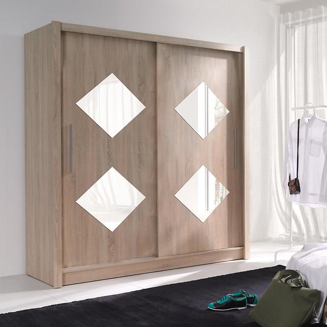 Schrank Bari 200cm Eiche Sonoma