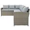 Gartengarnitur aus Kunstrattan Catania natural,7