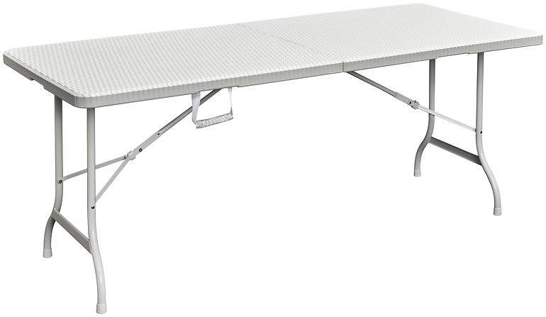 Klappbarer Campingtisch RZK 180 Weiß