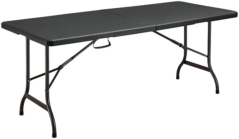 Klappbarer Campingtisch RZK 180 Schwarz