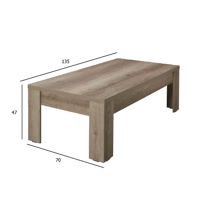 Couchtisch Ferrara 135cm Eiche Canyon