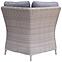 Garten ecksofa technorattan Bolzano grau,14
