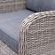 Garten ecksofa technorattan Bolzano grau,15