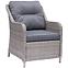 Garten ecksofa technorattan Bolzano grau,9