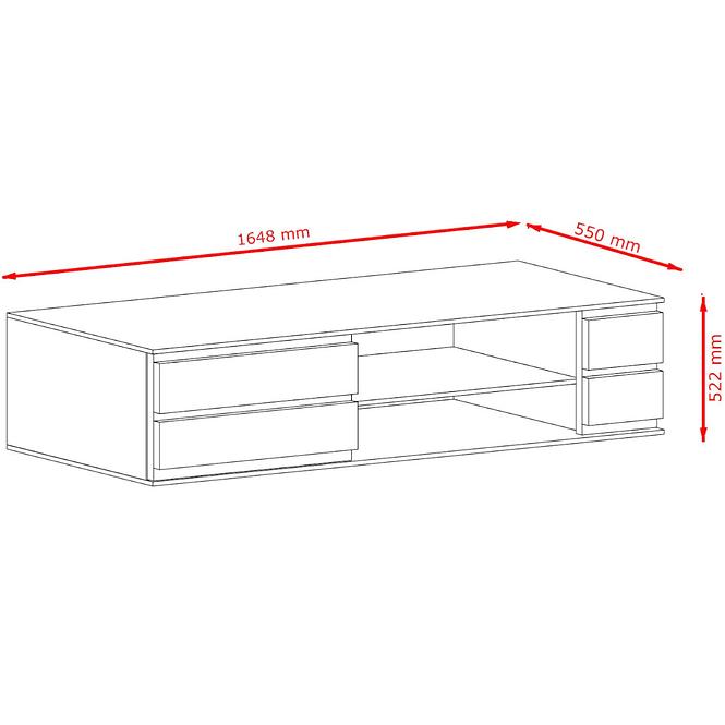 TV-Schrank Miro 08 RTV Eiche Canyon,3