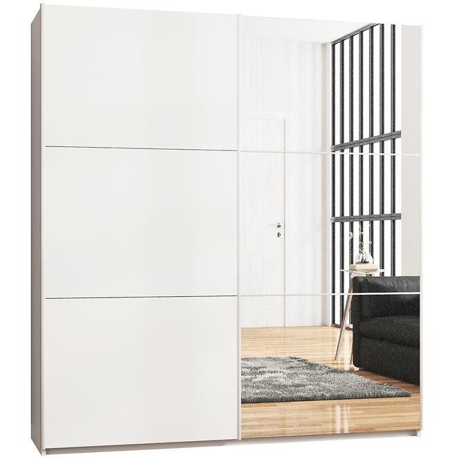 Schrank Vigo 120 weiß/Spiegel