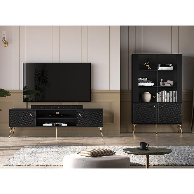 TV Tisch Eljot 07 Schwarz