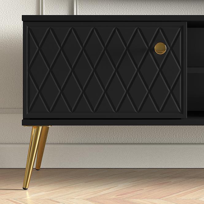 TV Tisch Eljot 07 Schwarz