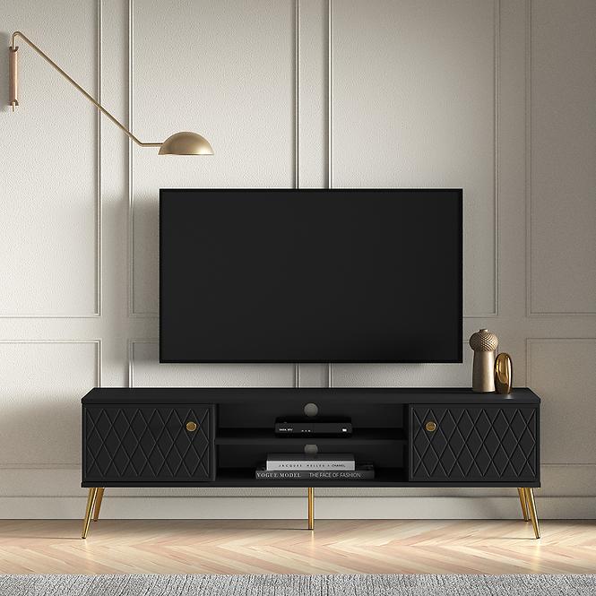 TV Tisch Eljot 07 Schwarz