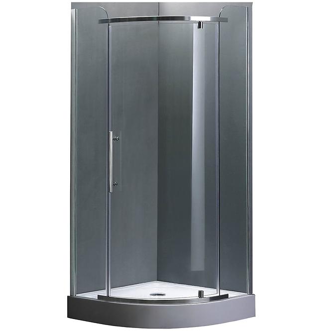 Duschkabine Elba 90 Klares Glas - Chrom