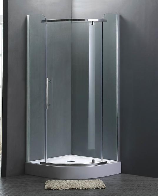 Duschkabine Elba 90 Klares Glas - Chrom