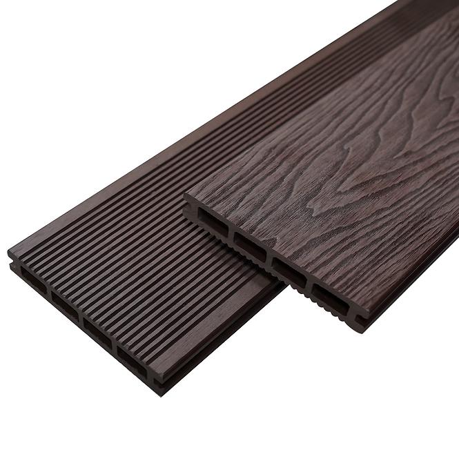 Terrassendiele wpc Mercado Premium Kaffee 20x140x2200 mm