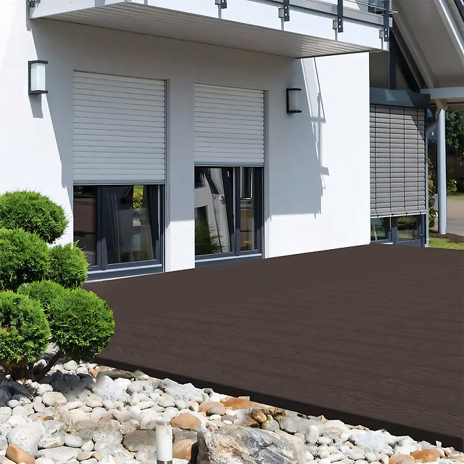 Terrassendiele wpc Mercado Premium Kaffee 20x140x2200 mm