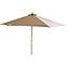 Garten-Sonnenschirm Fie 300 cm Beige