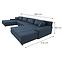 Ecksofa Toscania U Neve 77,4