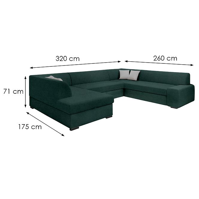 Ecksofa Minos U Cloud 37 rechts