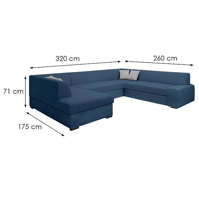 Ecksofa Minos U Cloud 74 rechts