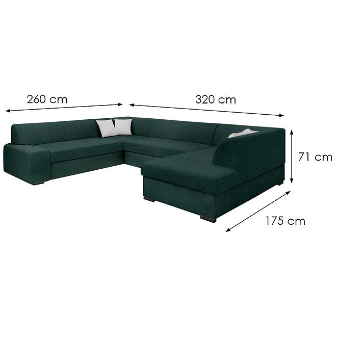 Ecksofa Minos U Cloud 37 links