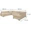 Ecksofa Minos U Cloud 03 links,4