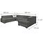 Ecksofa Minos U Cloud 91 links,4