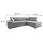 Ecksofa Fenix Neve 83 rechts,3
