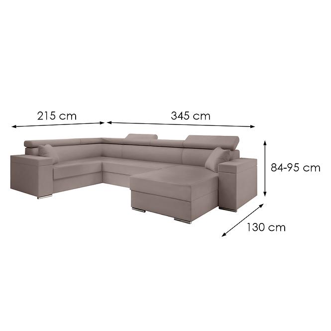 Ecksofa Focus U Vogue 3 links