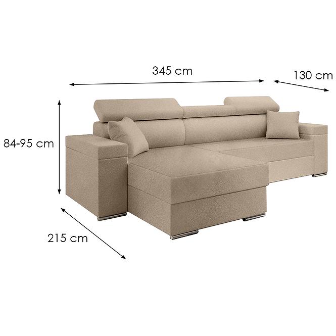 Ecksofa Focus S Doha 4 links