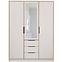 Schrank Duarte D3 Kaschmir/Wotaneiche/Spiegel ,3