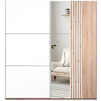 Schrank Sintra 203 weiß/Wotaneiche 
