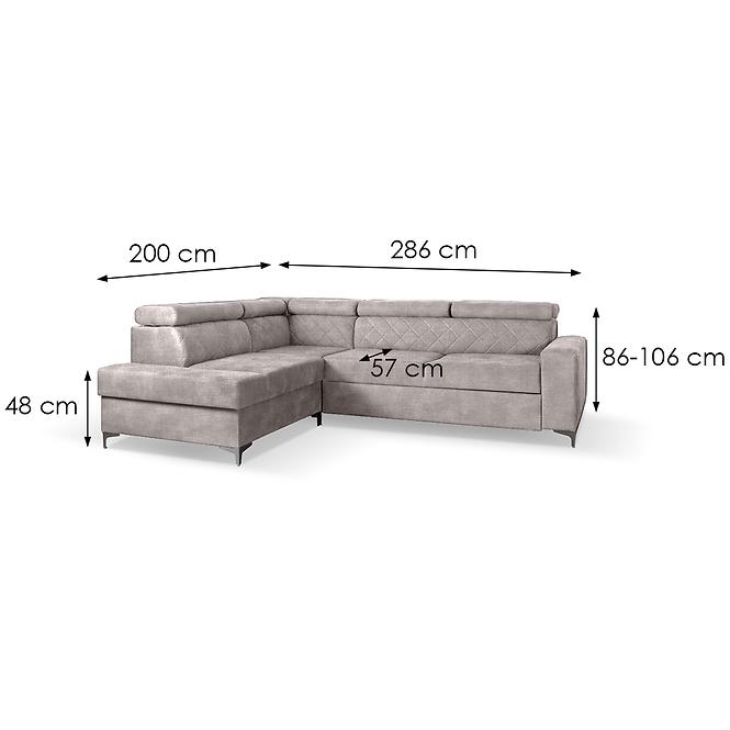 Ecksofa Logan Wind 82 L
