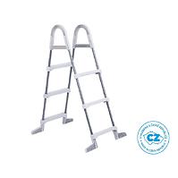 Schwimmbadtreppe - Wandhöhe bis 0,91 m - grau