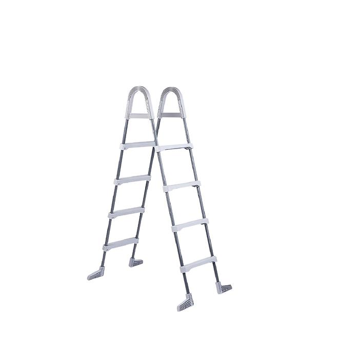 Pooltreppe Höhe 1,22 m grau