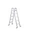 Pooltreppe Höhe 1,22 m grau,3
