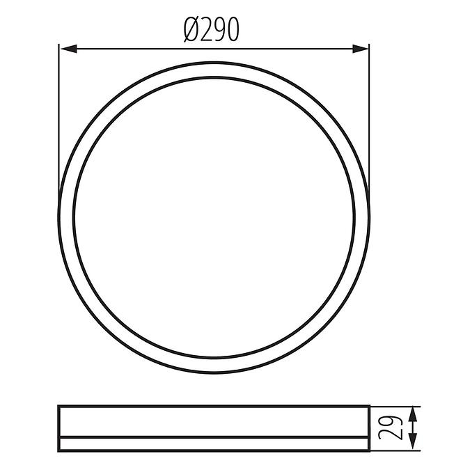 Lampe 66069 29 Cm 18.5w Pl1