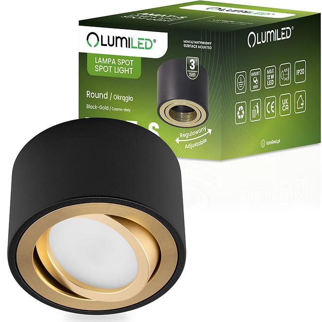 Lampe Amat 50mm Black/Gold O K1