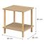 Beistelltisch GC7404 40x40x45 Eiche Sonoma/Natural,2