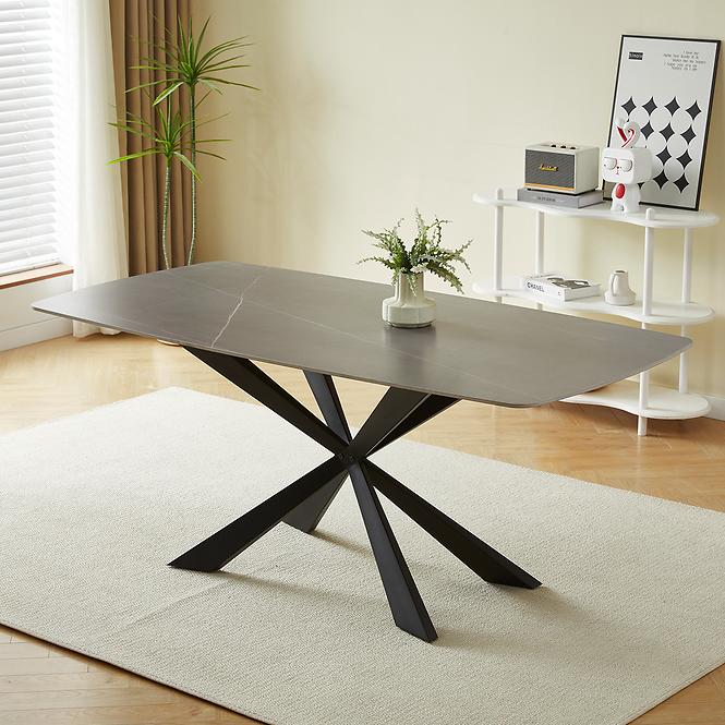 Tisch Camilius Cross 9954 Keramik/Schwarz
