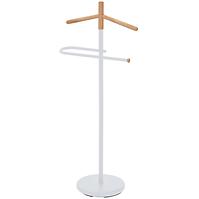 Kleiderständer/Herrendiener GC6679 Weiß/Natural