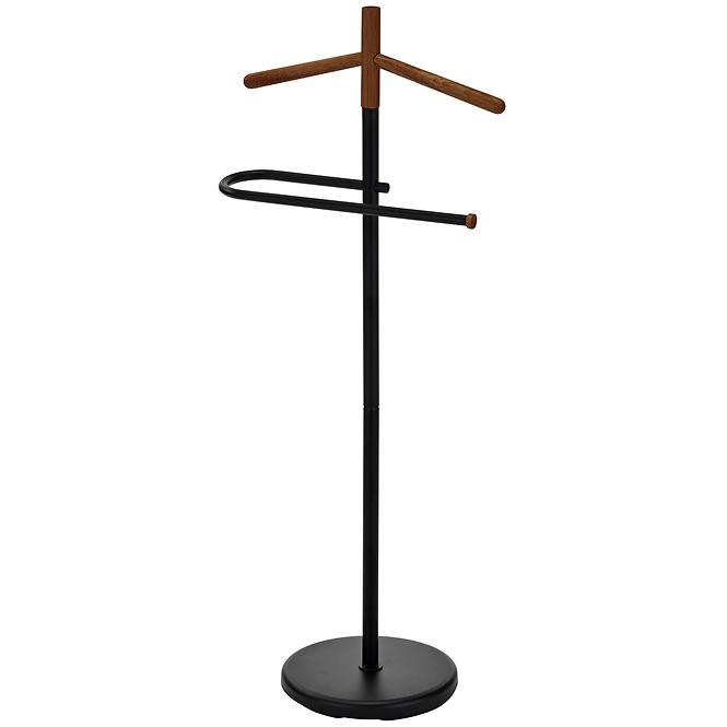 Kleiderständer/Herrendiener GC6679 Schwarz/Nuss