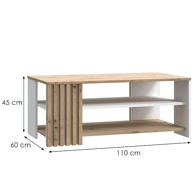 Beistelltisch Zaandam weiß/artisan CFTT5221-C88