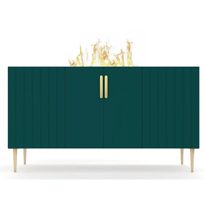 Elektrokamin Prins 500r Green Glass