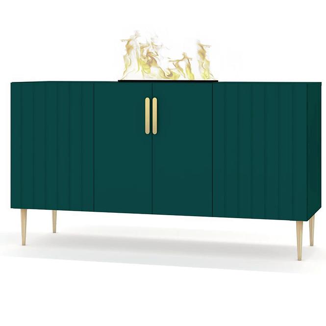 Elektrokamin Prins 500r Green Glass
