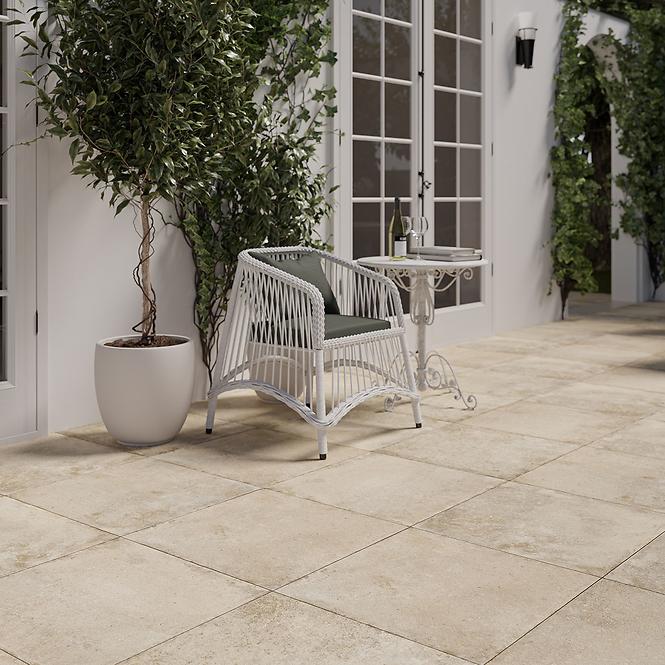 03OX+TOSKANA RUSTIC 20MM CREAM MATT RECT 59.3X59.3